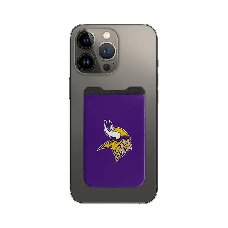 minnesota vikings nfl phone wallet with elastic band scaled