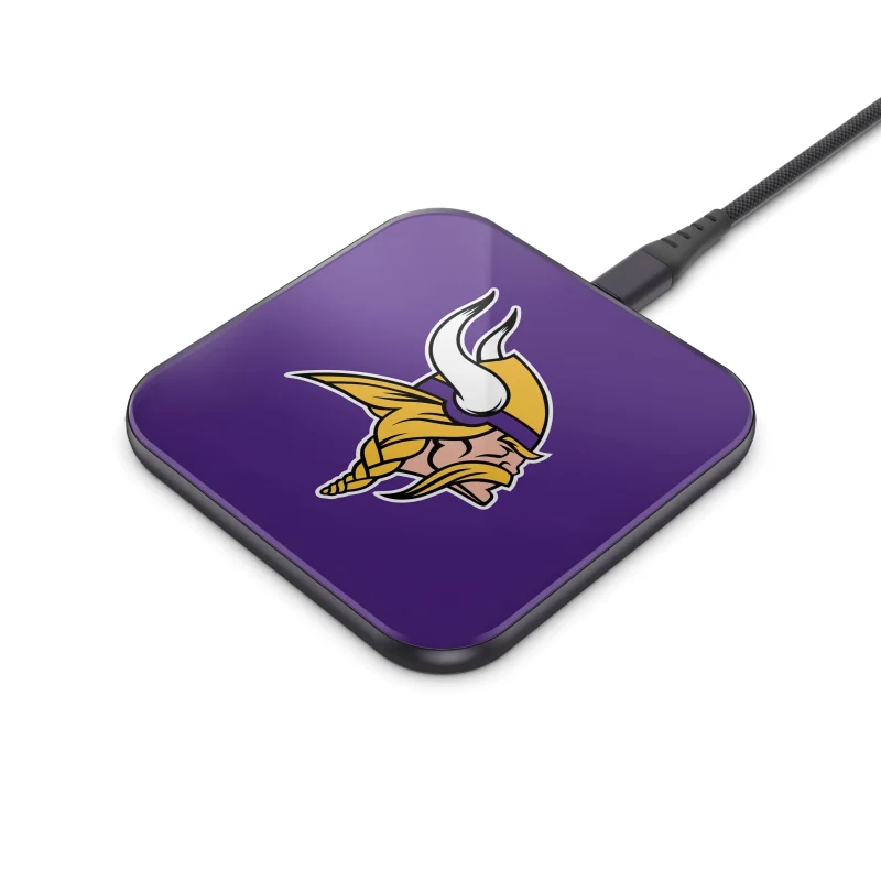 minnesota vikings nfl wireless charger pad