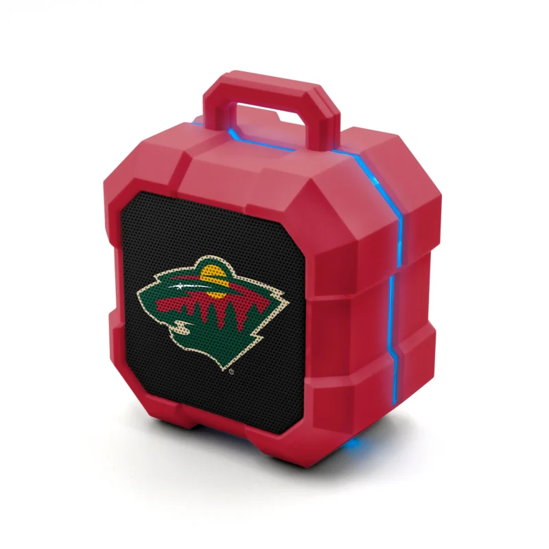 minnesota wild led bluetooth speaker