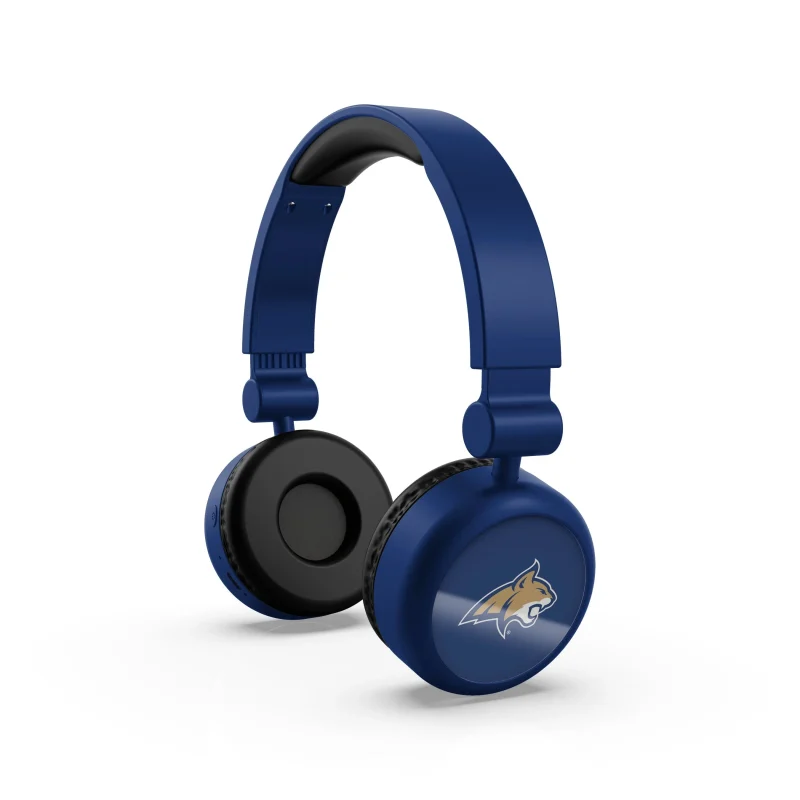 montana state bobcats bluetooth on ear headphones scaled