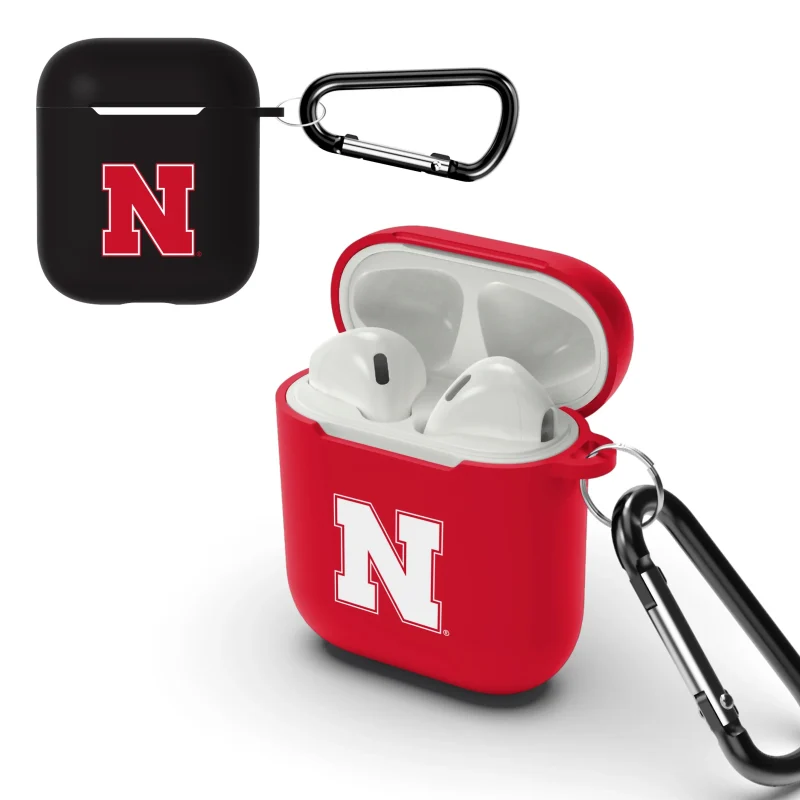 nebraska cornhuskers 2 pack airpod cases scaled