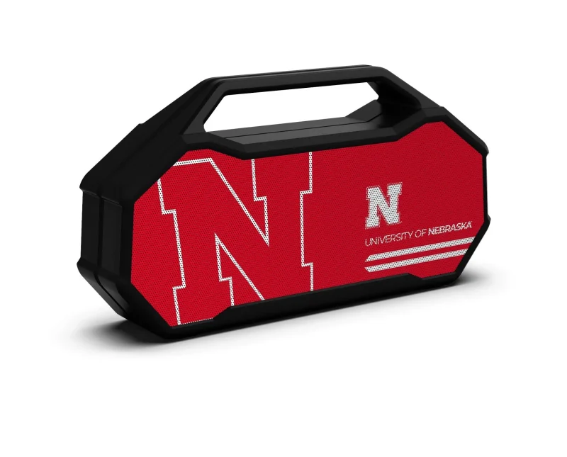 nebraska cornhuskers shockbox xl bluetooth speaker