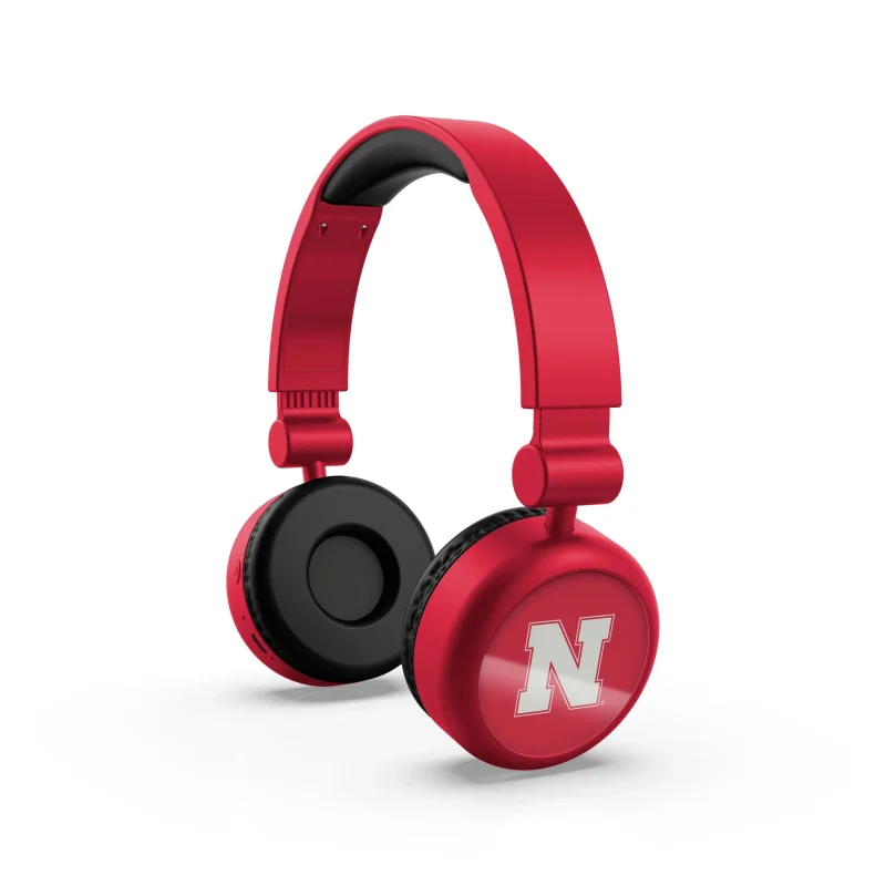 nebraska cornhuskers wireless bluetooth headphones scaled