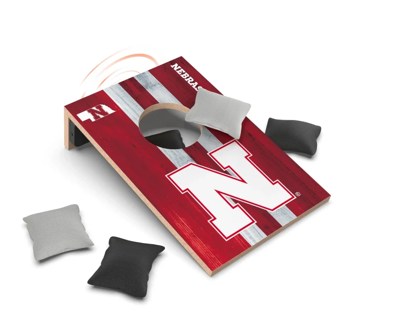 nebraska cornhuskers wireless cornhole speaker scaled