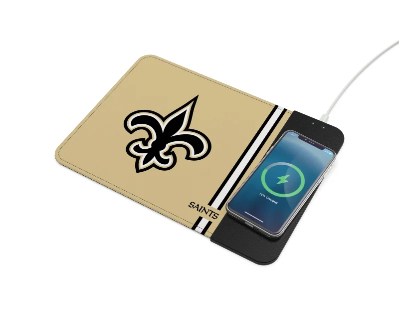 new orleans saints nfl wireless charger mousepad scaled