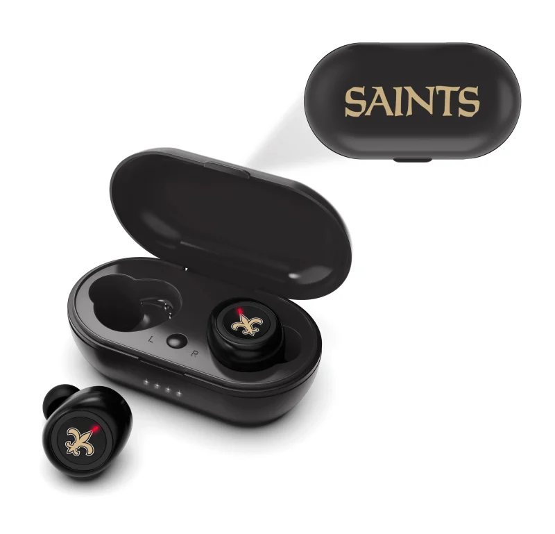 new orleans saints true wireless earbuds v2 scaled