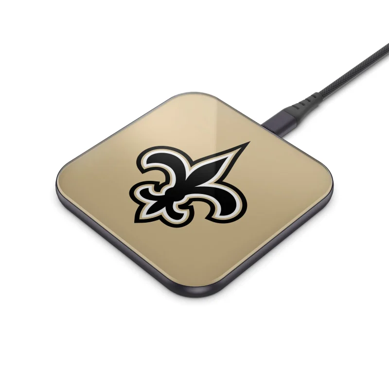 new orleans saints wireless charger pad nfl