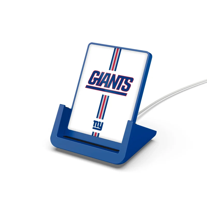 new york giants wireless charging stand nfl phone holder