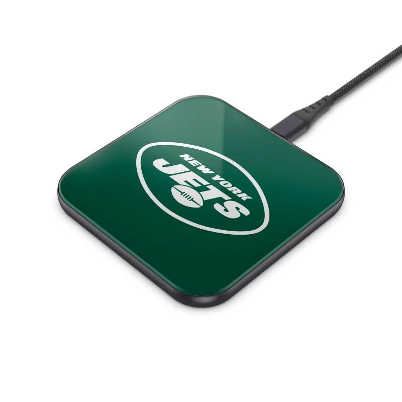 new york jets wireless charger pad for iphone android