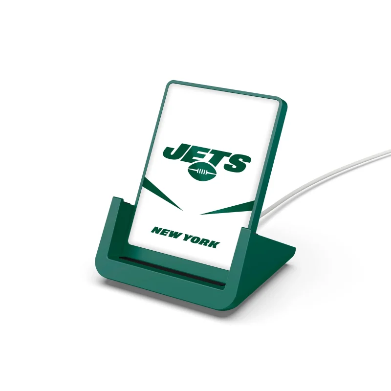 new york jets wireless charger stand nfl phone holder