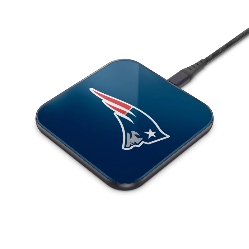 nfl patriots wireless charger pad