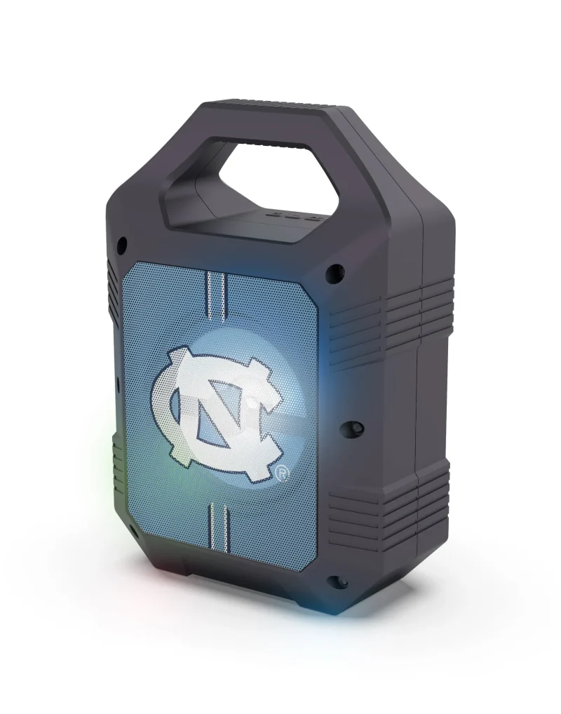 north carolina tar heels bluetooth speaker xl led wireless