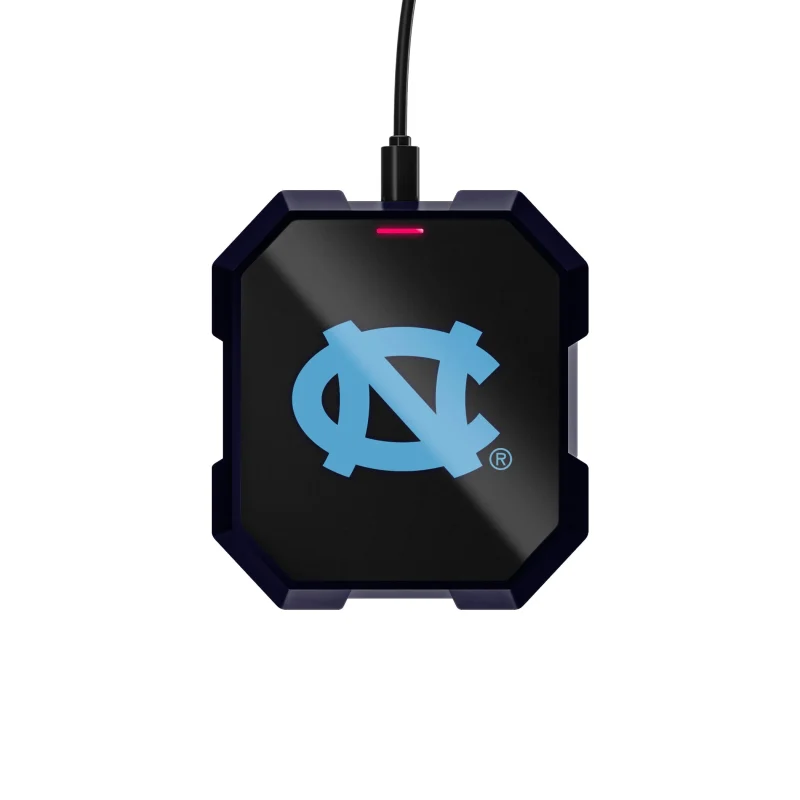 north carolina tar heels wireless charger pad