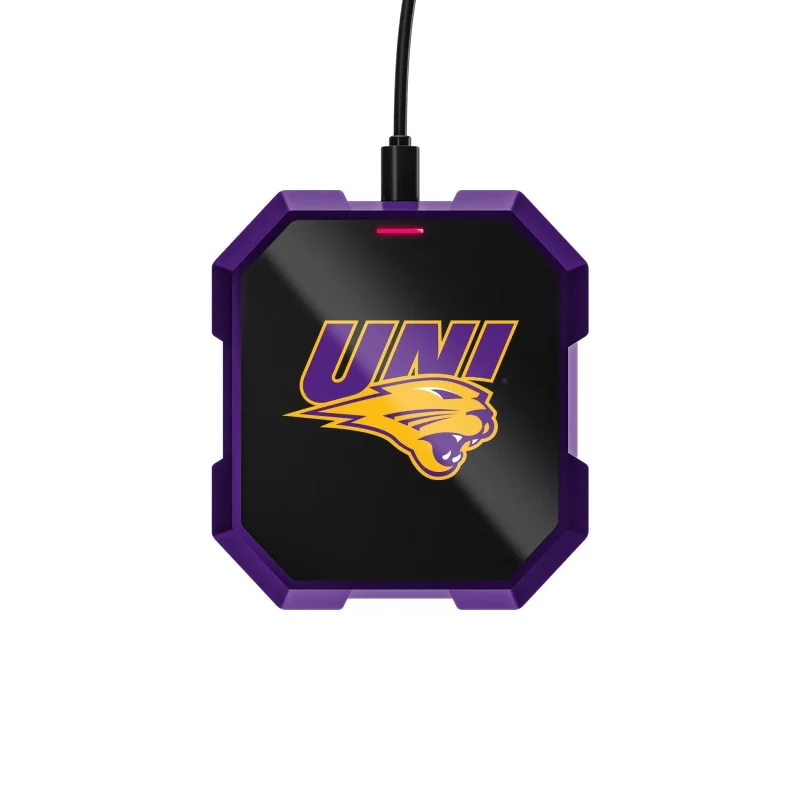 northern iowa panthers wireless charger pad