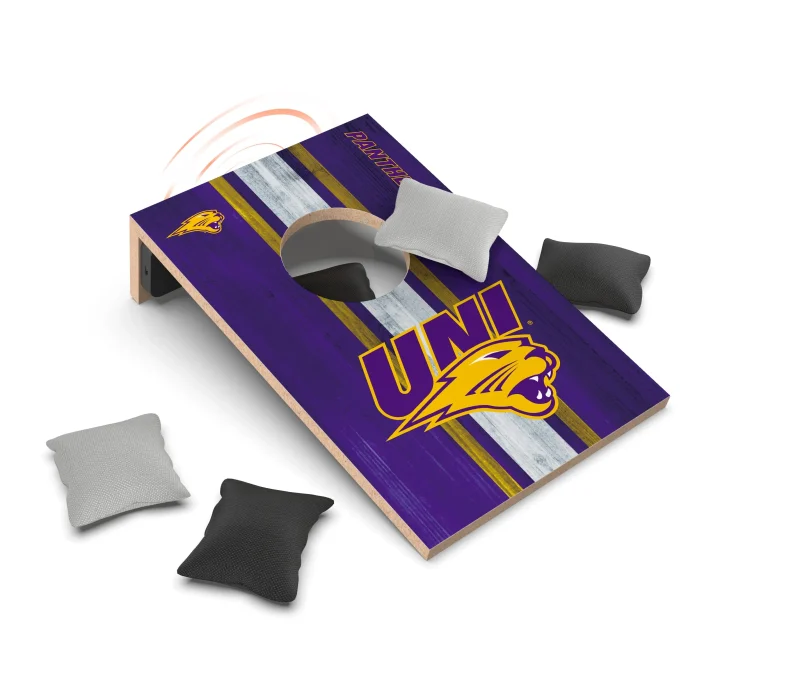 northern iowa panthers wireless cornhole speaker scaled