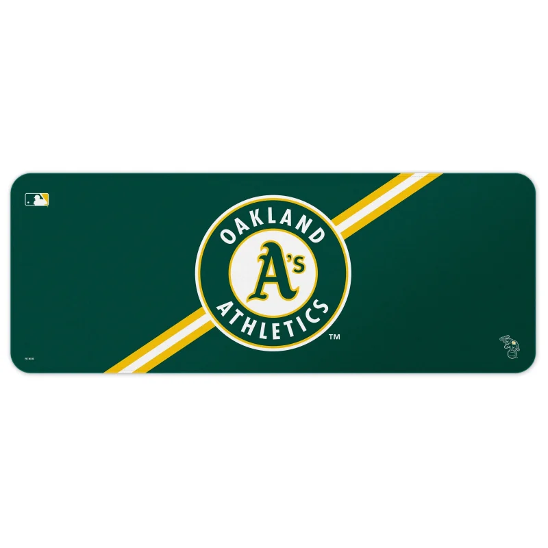 oakland athletics mlb desk mat team stripe scaled