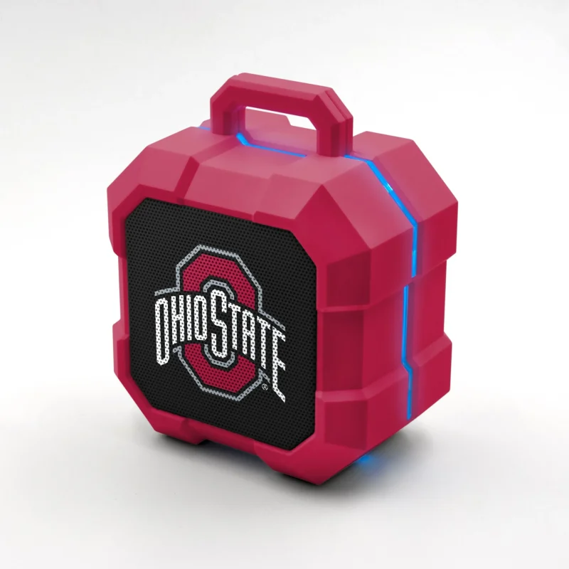 ohio state buckeyes shockbox led bluetooth speaker