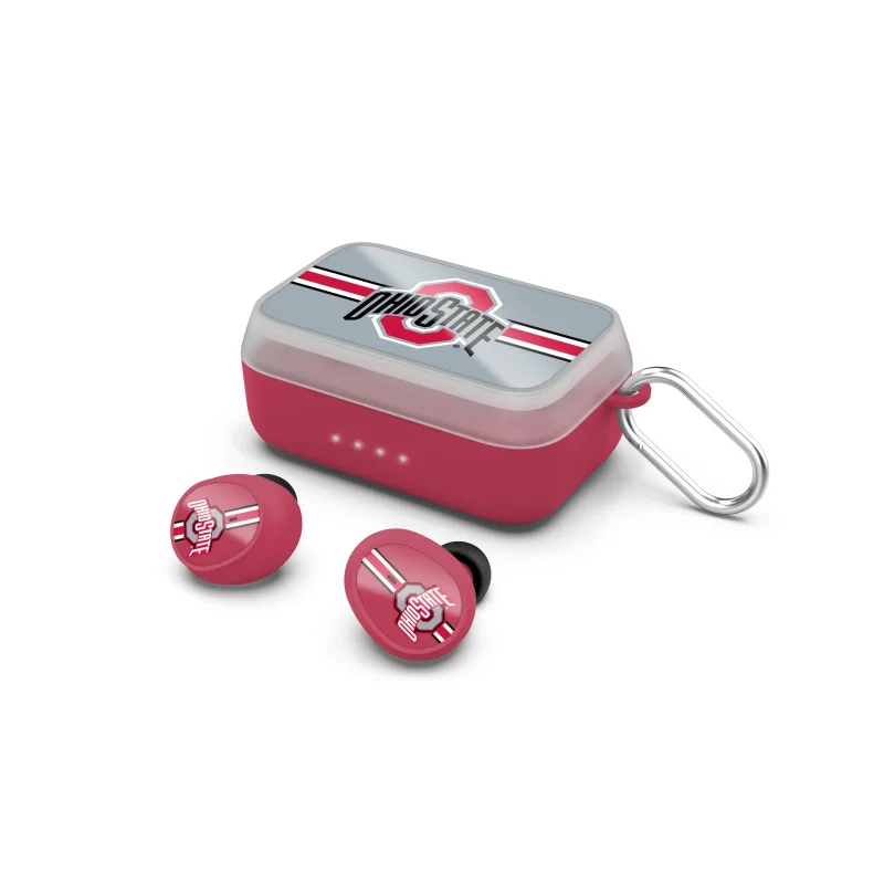 ohio state buckeyes wireless earbuds sports sound