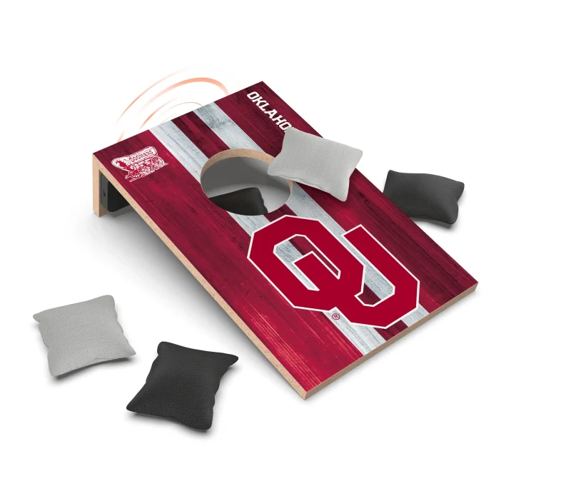 oklahoma sooners bluetooth cornhole speaker scaled