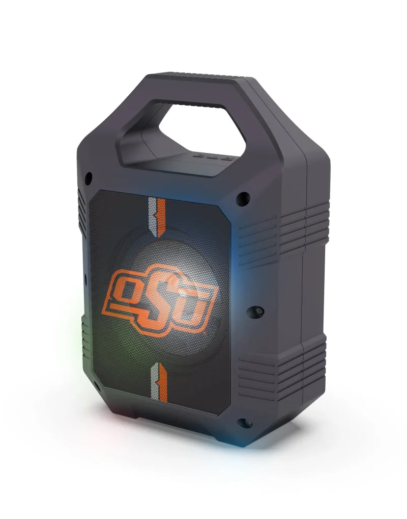 oklahoma state cowboys xl bluetooth speaker with led lights