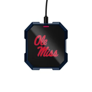 ole miss rebels wireless charger pad for fans