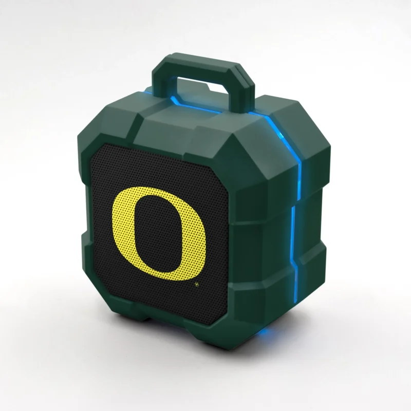 oregon ducks led bluetooth speaker shockbox edition