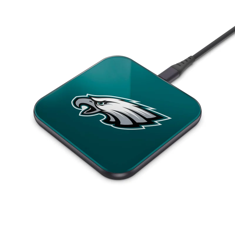 philadelphia eagles wireless charging pad nfl official design