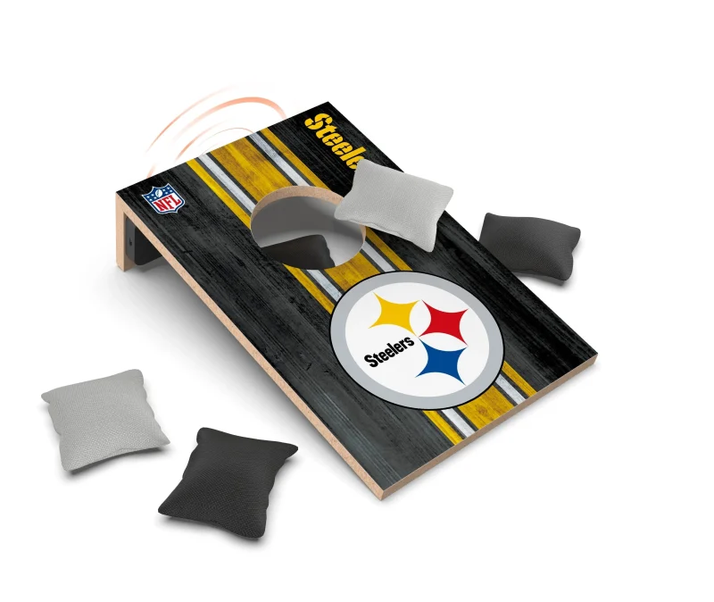 pittsburgh steelers cornhole set bluetooth speaker scaled