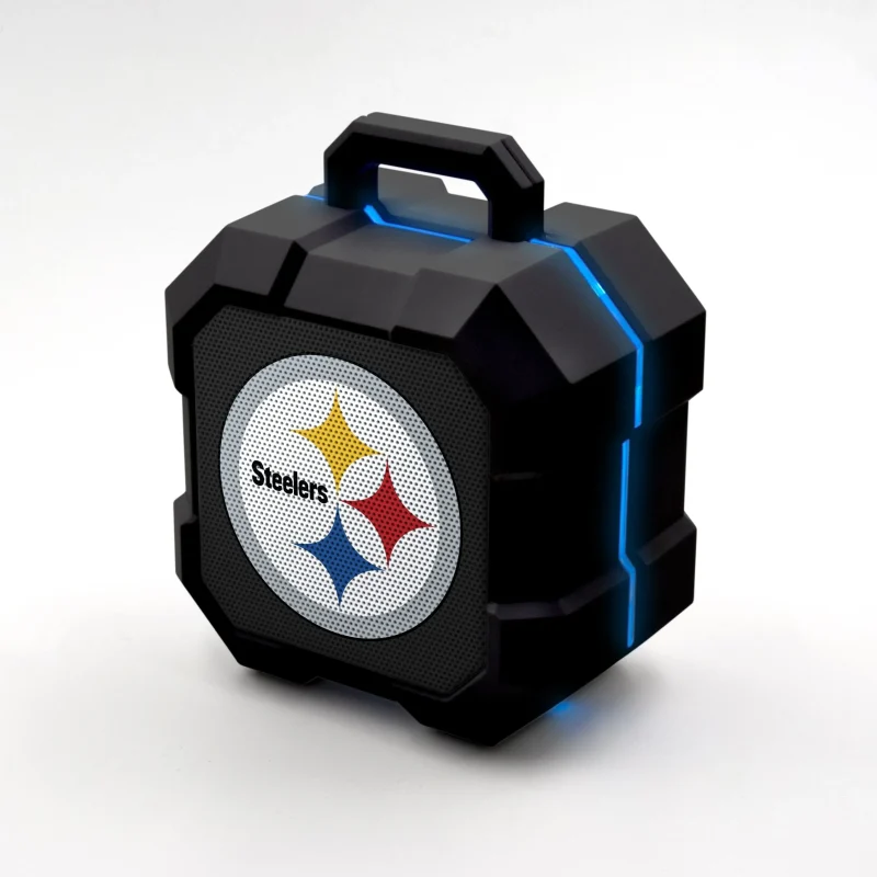 pittsburgh steelers shockbox led bluetooth speaker