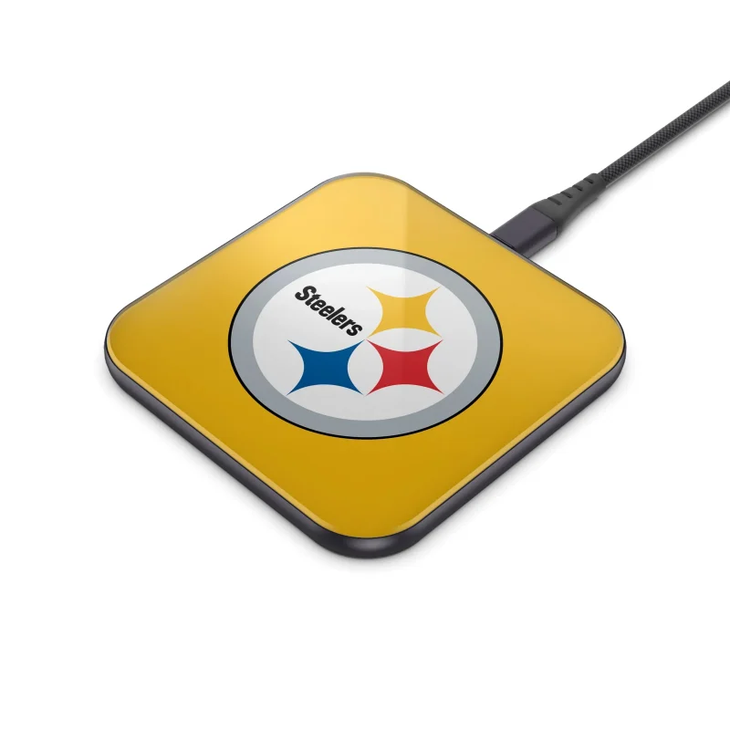 pittsburgh steelers wireless charging pad nfl edition