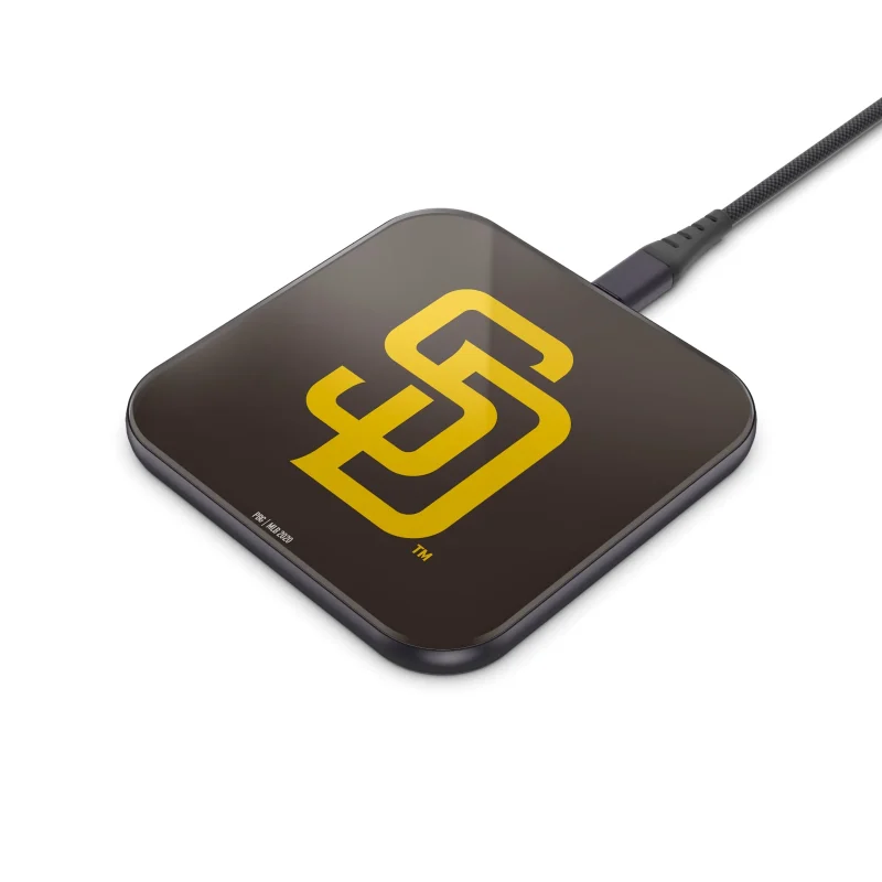 san diego padres wireless charging pad mlb official