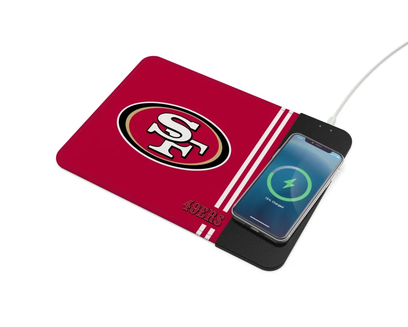 san francisco 49ers wireless charger mousepad scaled