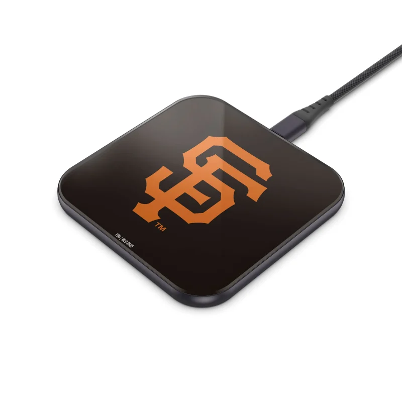 san francisco giants mlb wireless charger fast charging pad