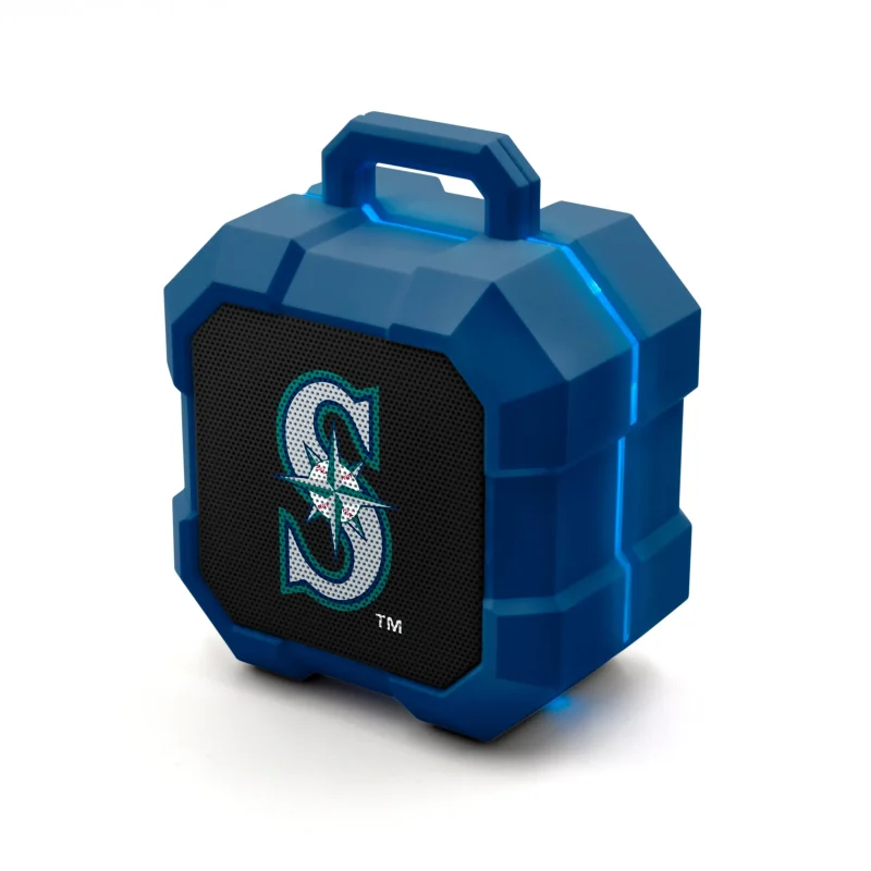 seattle mariners led bluetooth speaker mlb shockbox edition