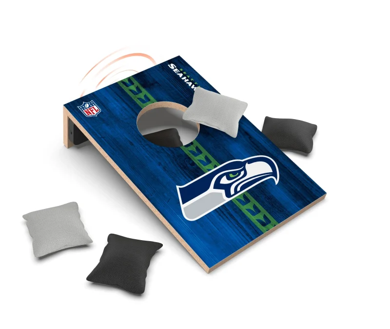 seattle seahawks nfl cornhole set bluetooth speaker scaled