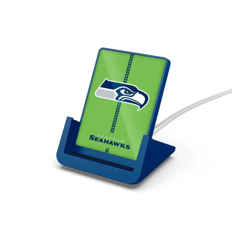 seattle seahawks nfl wireless charger stand