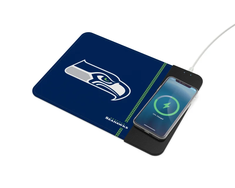 seattle seahawks wireless charging mousepad nfl edition scaled