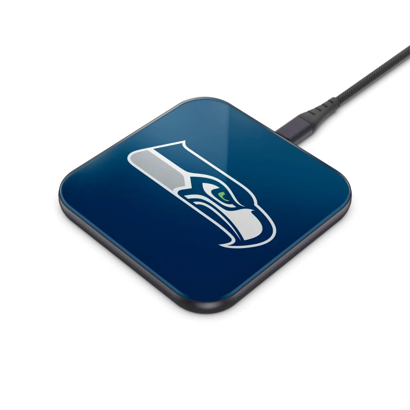 seattle seahawks wireless charging pad nfl edition