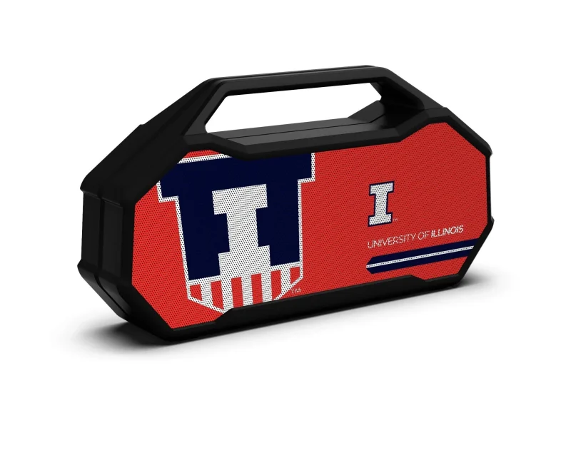 shockbox xl fighting illini bluetooth speaker