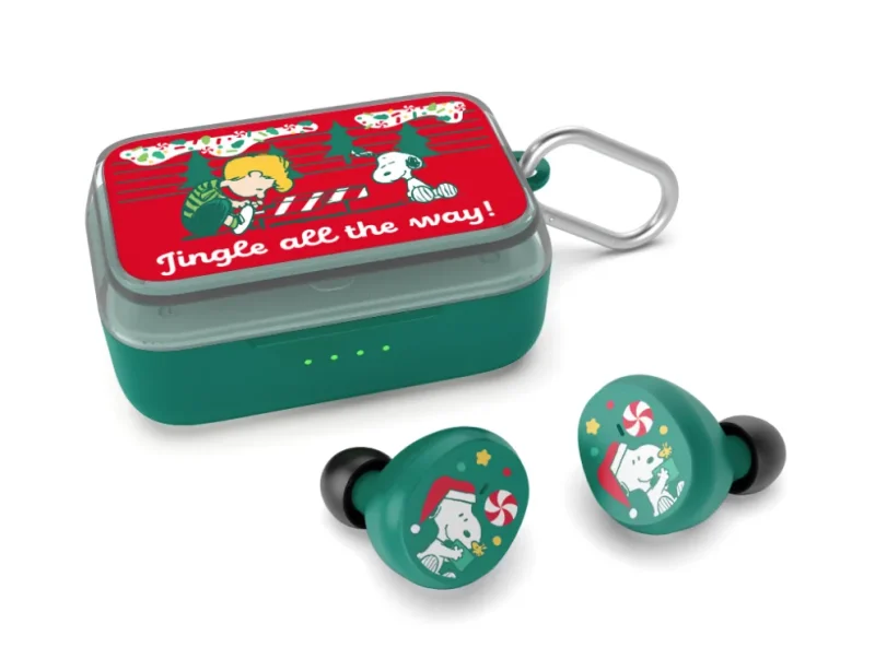 snoopy true wireless earbuds peanuts christmas edition