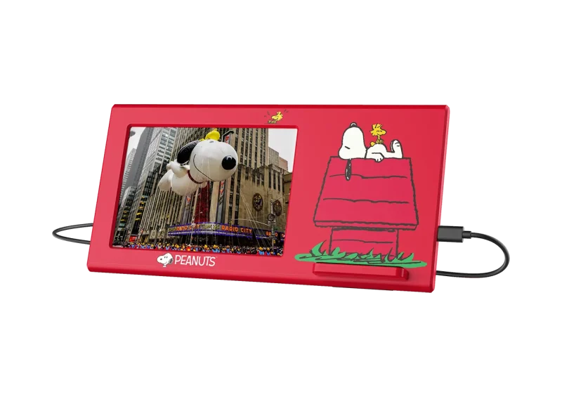 snoopy woodstock wireless charging picture frame