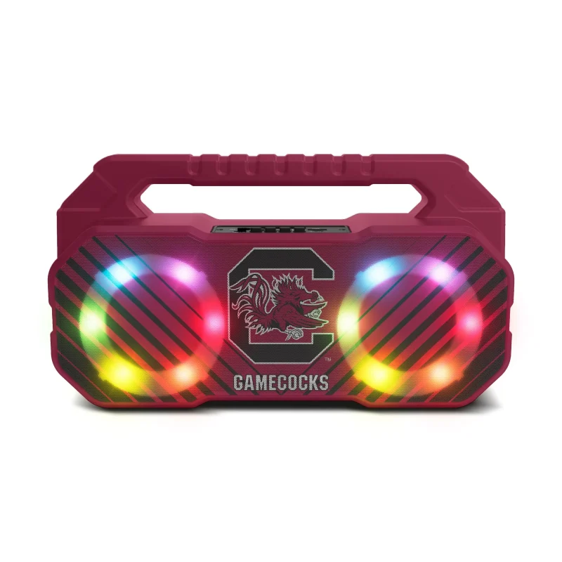 south carolina gamecocks bluetooth boombox speaker with fm radio scaled