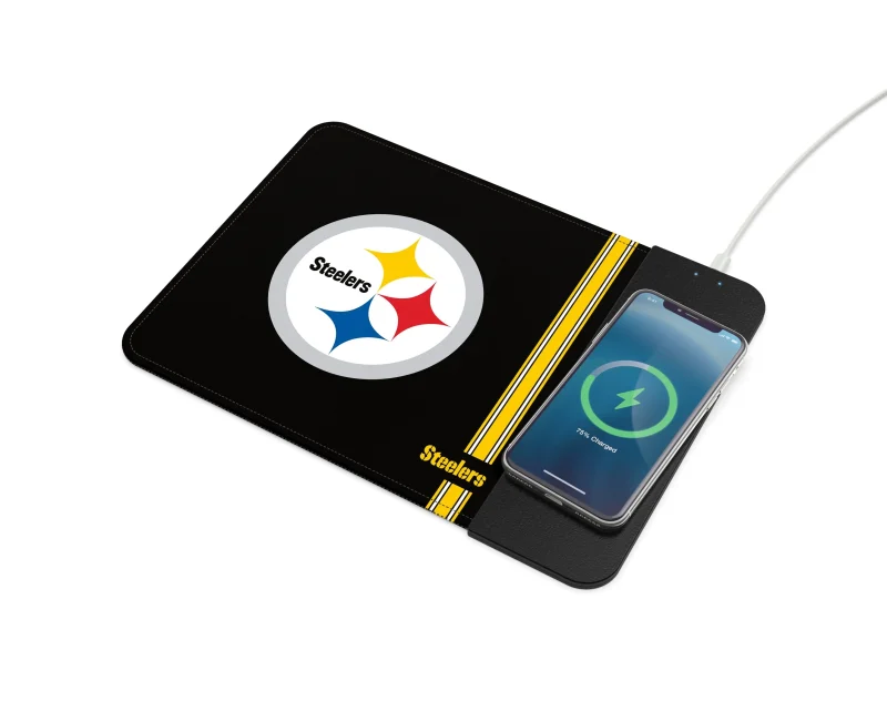 steelers wireless charging mousepad nfl official scaled