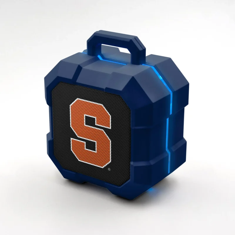 syracuse orange shockbox led bluetooth speaker