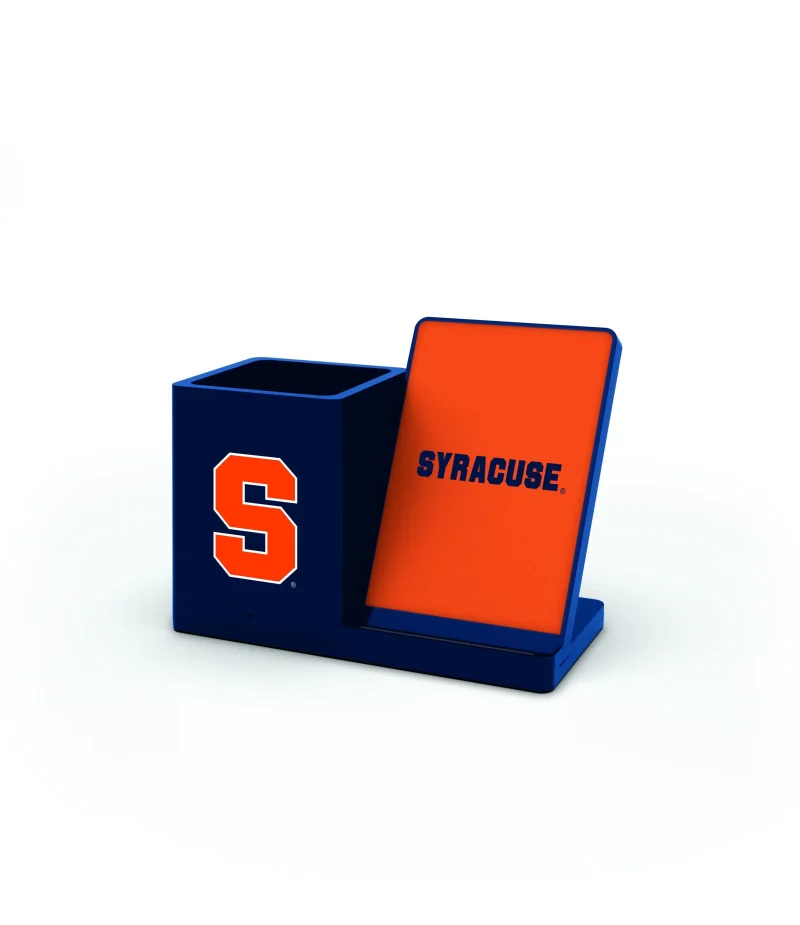 syracuse orangemen wireless charger pen stand scaled