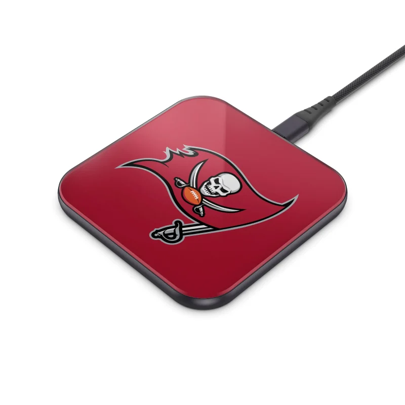 tampa bay buccaneers nfl wireless charger pad