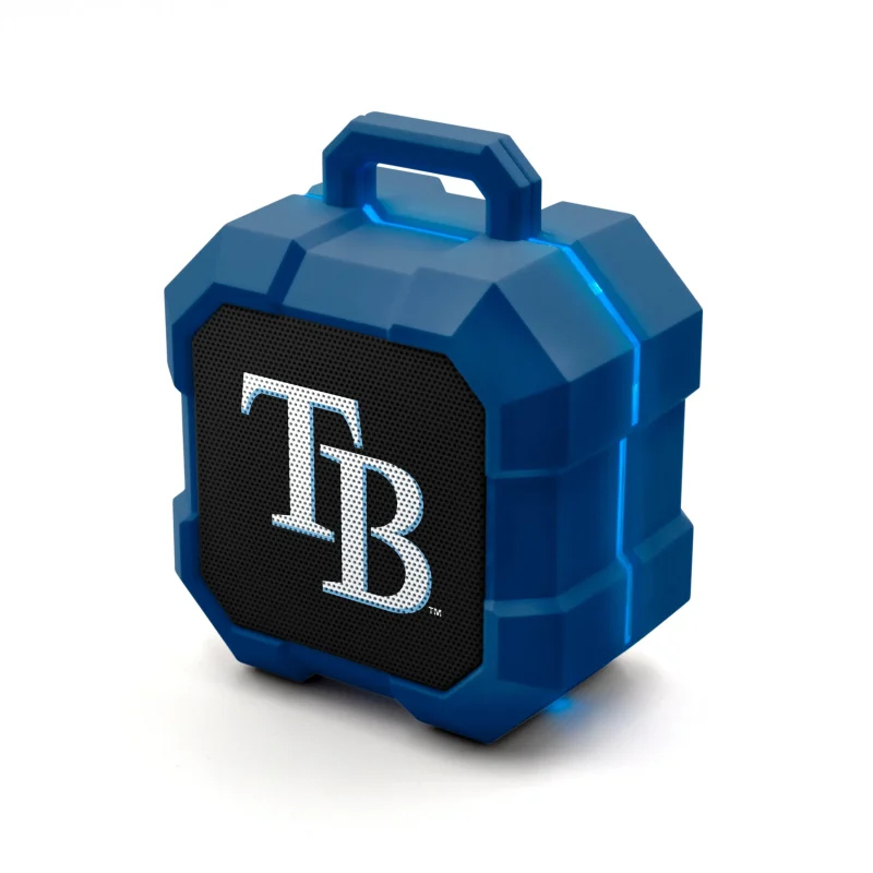 tampa bay rays shockbox led bluetooth speaker