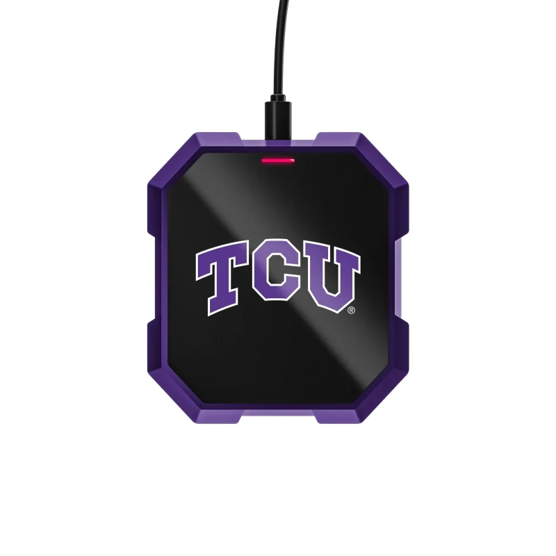 tcu horned frogs wireless charger pad