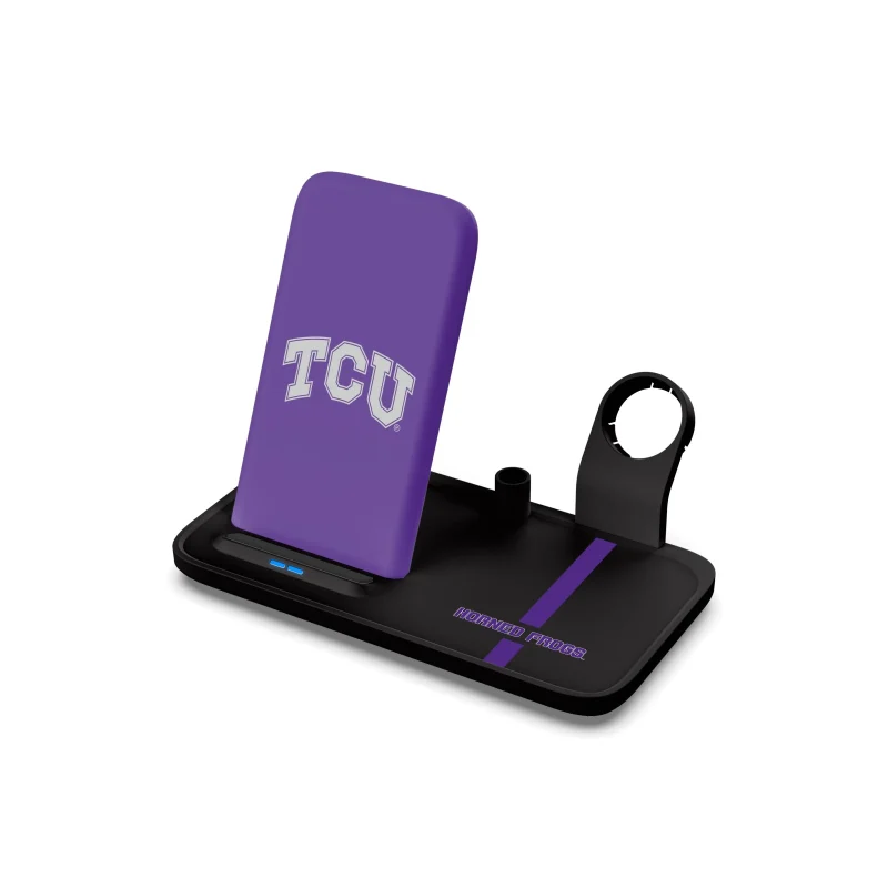 tcu horned frogs wireless charging pad