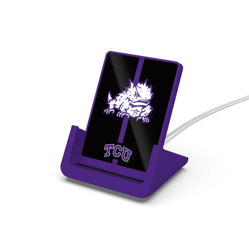 tcu horned frogs wireless desktop charger